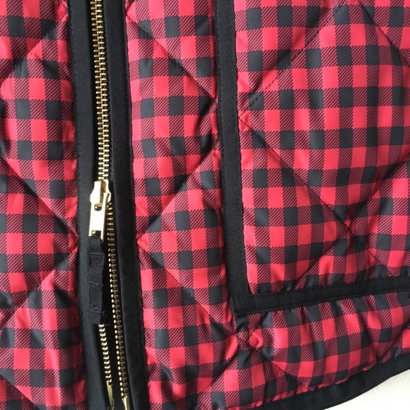 HP 1/18 J. CREW Buffalo Check Plaid Down Vest - Picture 4 of 8